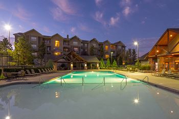 Resort-Style Pool for Evening Swimming